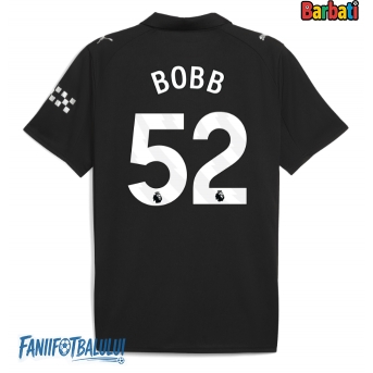 Manchester City Oscar Bobb #52 Tricou Fotbal Replică 2025-26 Barbati Deplasare